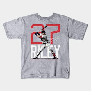 Austin Riley Atlanta Bold Number Kids T-Shirt